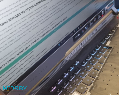 Ремонт ноутбука ASUS ROG Strix G17 G713IH-HX007 в Минске