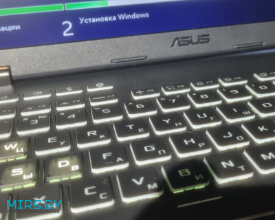 Установка Windows 11 Pro на новый игровой ноутбук ASUS TUF Gaming F16 FX608J в Минске
