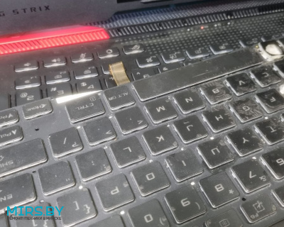 Замена клавиатуры ASUS ROG Strix G15